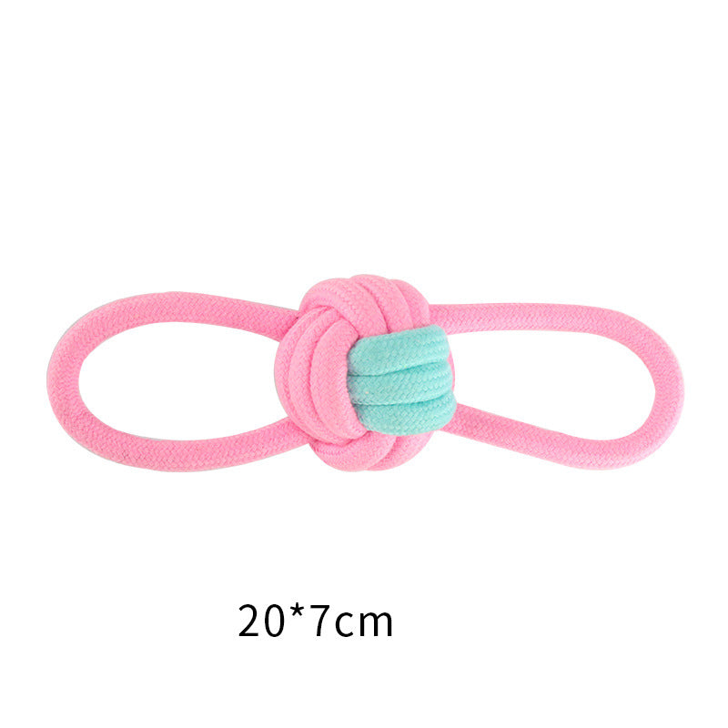 Cotton Knot Dog Toys for Interactive Tug & Chew Play