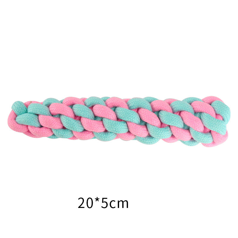 Cotton Knot Dog Toys for Interactive Tug & Chew Play