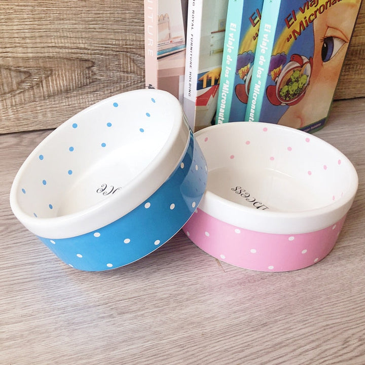 Ceramic Pet Bowls for Dogs & Cats | Playful Decor