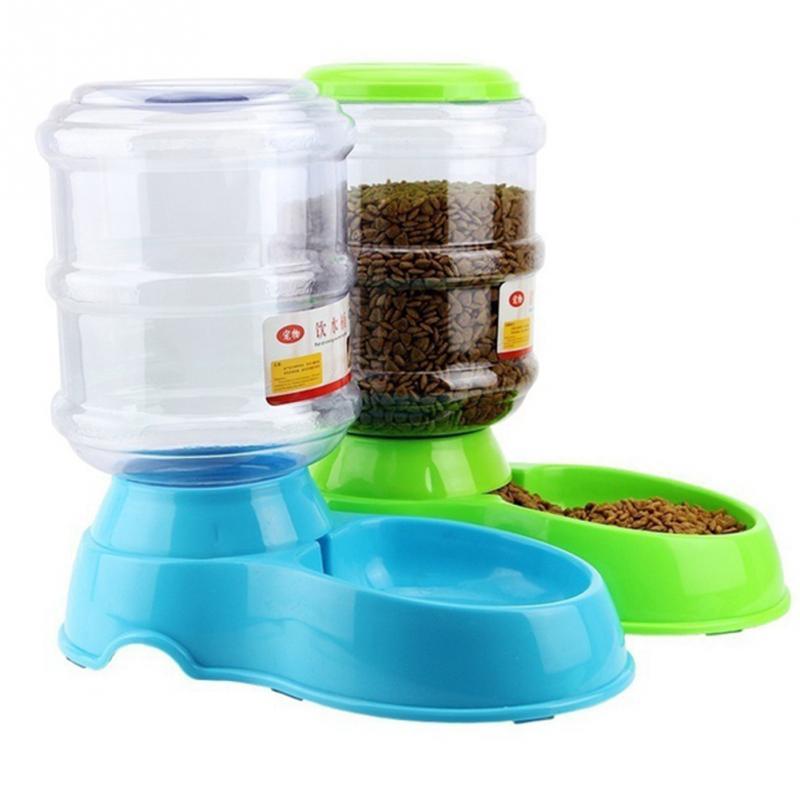 Automatic Pet Feeder & Water Dispenser, 3.5L Reservoir