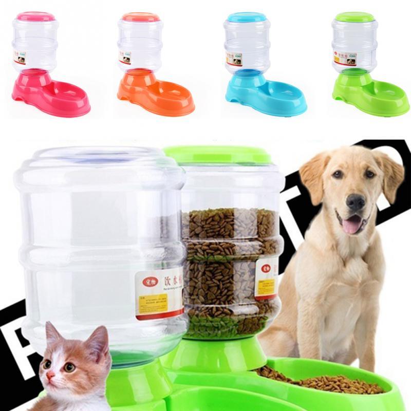 Automatic Pet Feeder & Water Dispenser, 3.5L Reservoir