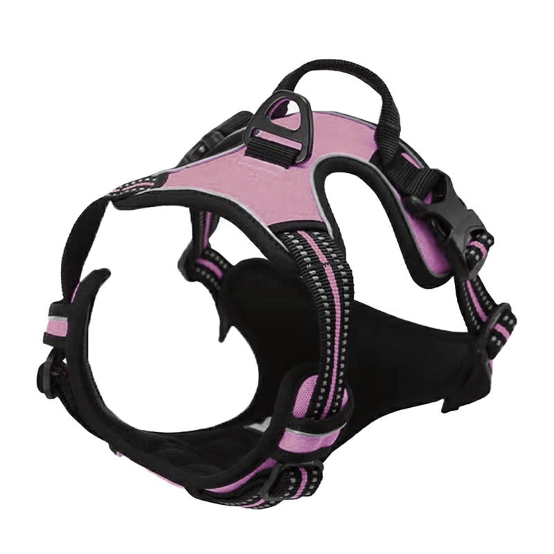 Adjustable Dog Vest Harness for Secure Reflective Walks