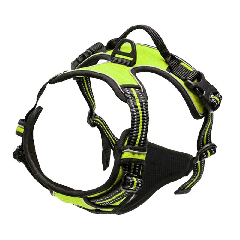 Adjustable Dog Vest Harness for Secure Reflective Walks
