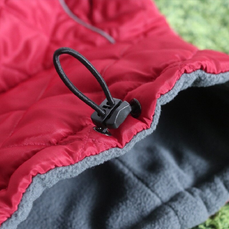 Large Dog Winter Coat with Fleece Lining & Reflective Trim