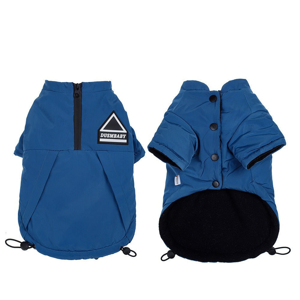 Small Dog Winter Vest With Warm Padded Harness Protection