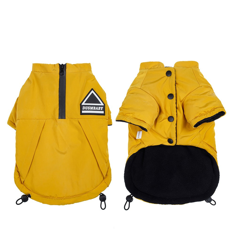 Small Dog Winter Vest With Warm Padded Harness Protection