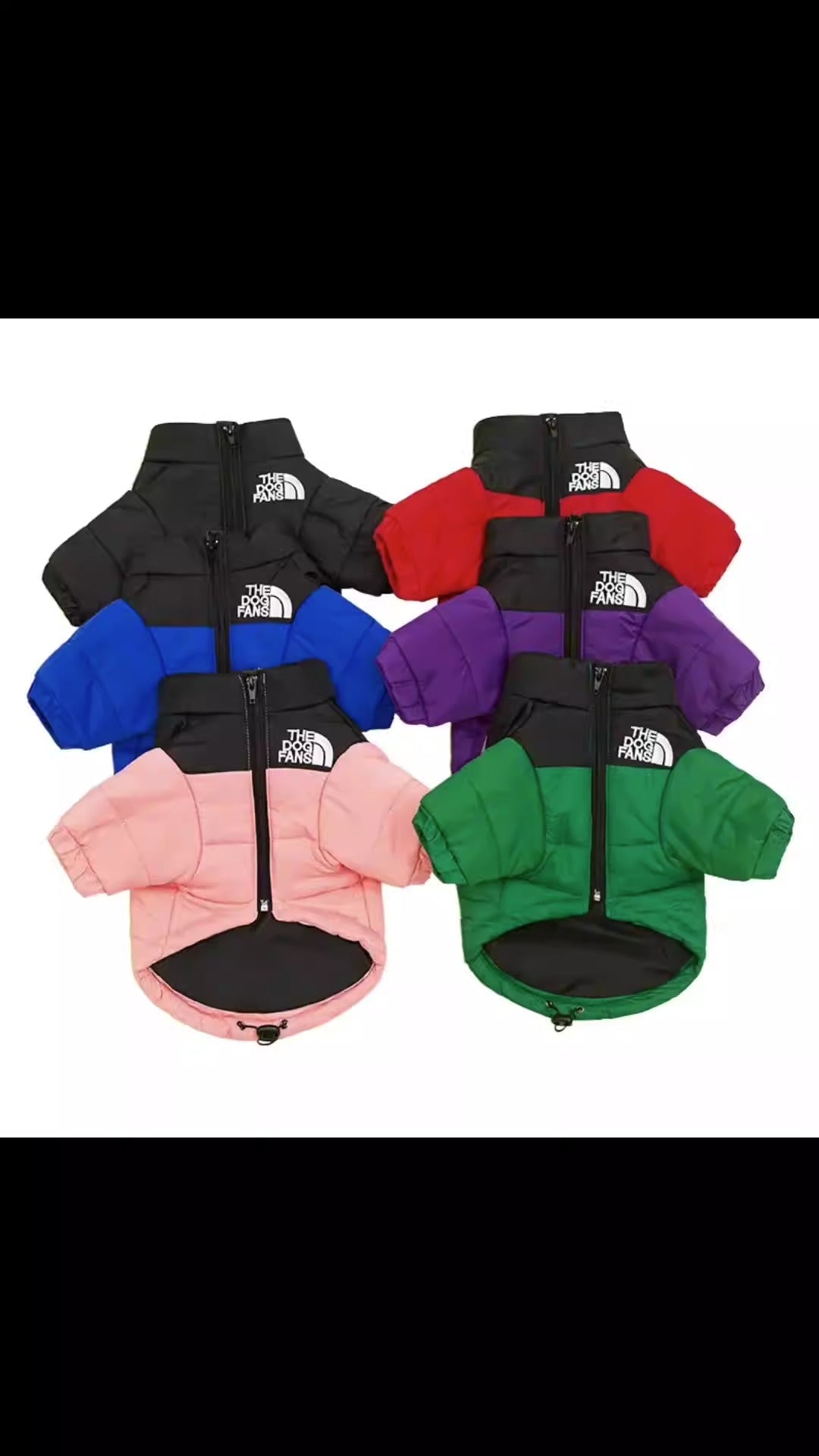 Dog Winter Jacket Warm Windproof Padded Coat for Walks