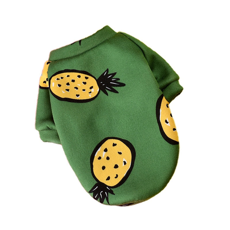 Pet Dog Shirt: Soft Printed Pullover Coat for Pets