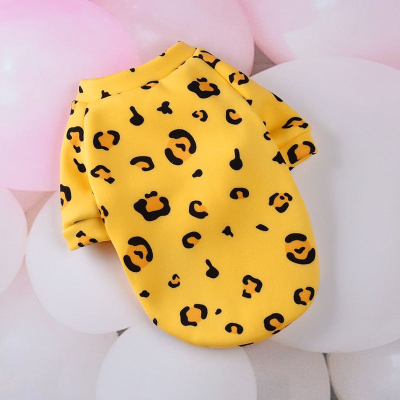 Pet Dog Shirt: Soft Printed Pullover Coat for Pets