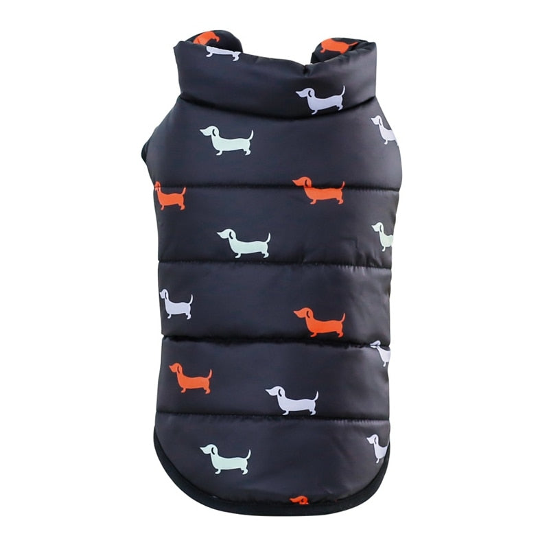 Small Dog Winter Jacket Vest for Warm, Cozy Walks