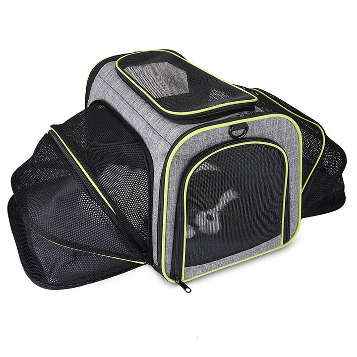 Expandable Pet Carrier Backpack for Cats & Small Dogs