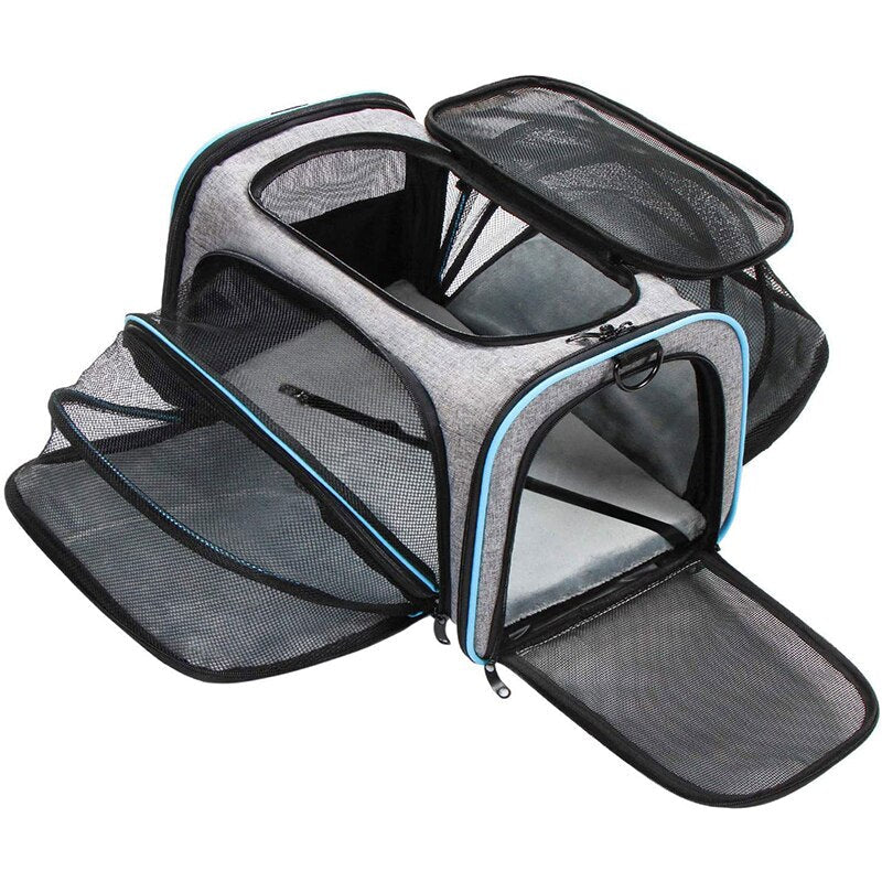 Expandable Pet Carrier Backpack for Cats & Small Dogs