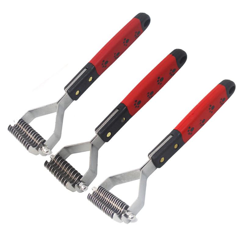 Dog Deshedding Tool for Loose Undercoat & Less Shedding