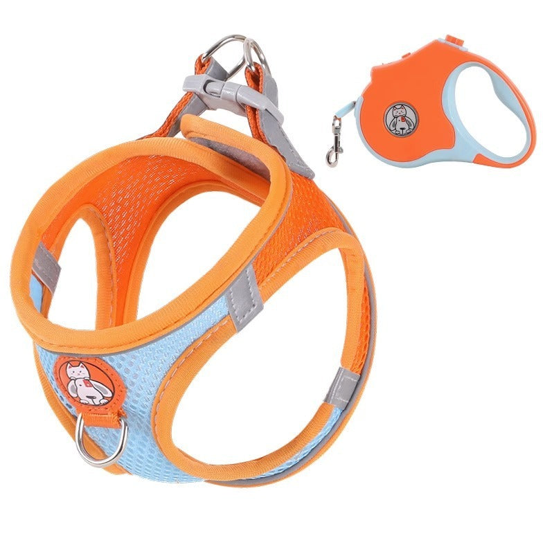 No-Pull Chest Harness for Cats & Small Dogs, Reflective