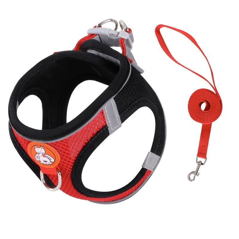 No-Pull Chest Harness for Cats & Small Dogs, Reflective