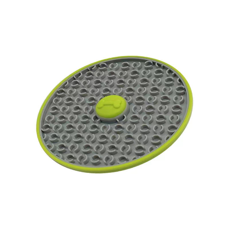 Cage-Mounted Dog Lick Mat for Slower, Calmer Feeding