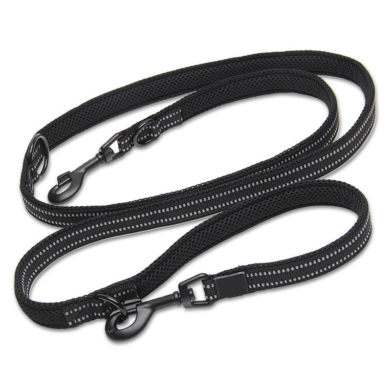 Reflective Dog Running Leash for Hands-Free Outdoor Control