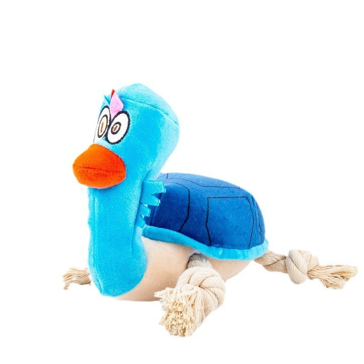 Interactive Dog Plush Toy for Chewing, Tugging & Play