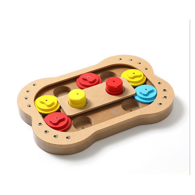 Dog Puzzle Toy Bone Slow Feeder for Boredom Relief