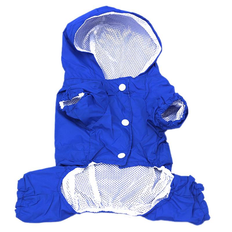 Waterproof Dog Raincoat with Hood & Reflective Strip