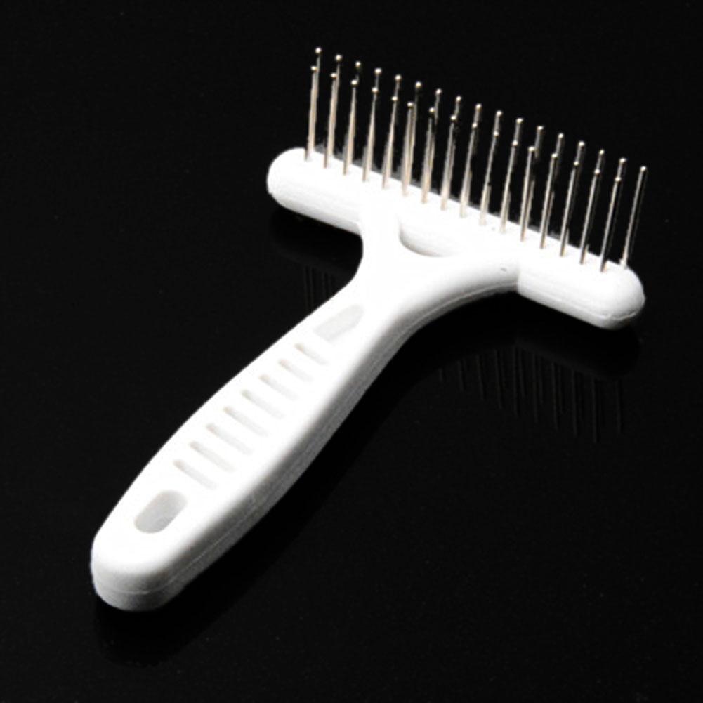 Dog Shedding Rake Brush for Thick Undercoat Fur Removal