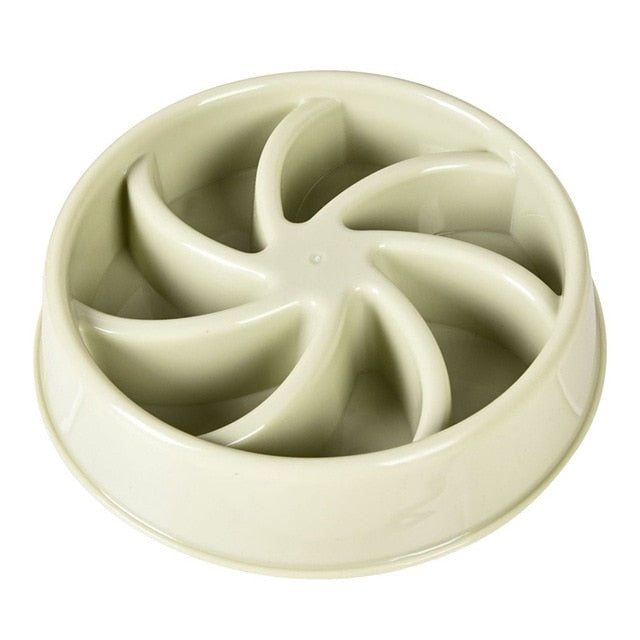 Slow Feeder Dog Bowl for Fast Eating and Gulping Pets
