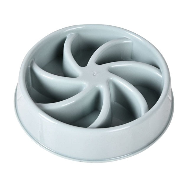 Slow Feeder Dog Bowl for Fast Eating and Gulping Pets