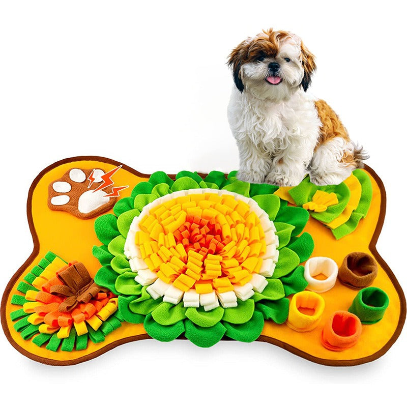 Dog Sniffing Mat: Slow Feeding & Enrichment Washable Toy