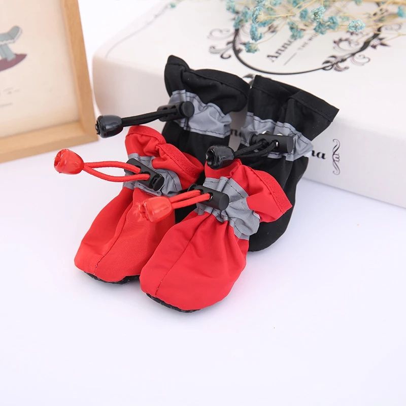 Waterproof Dog Boots for Rainy Walks and Muddy Paws