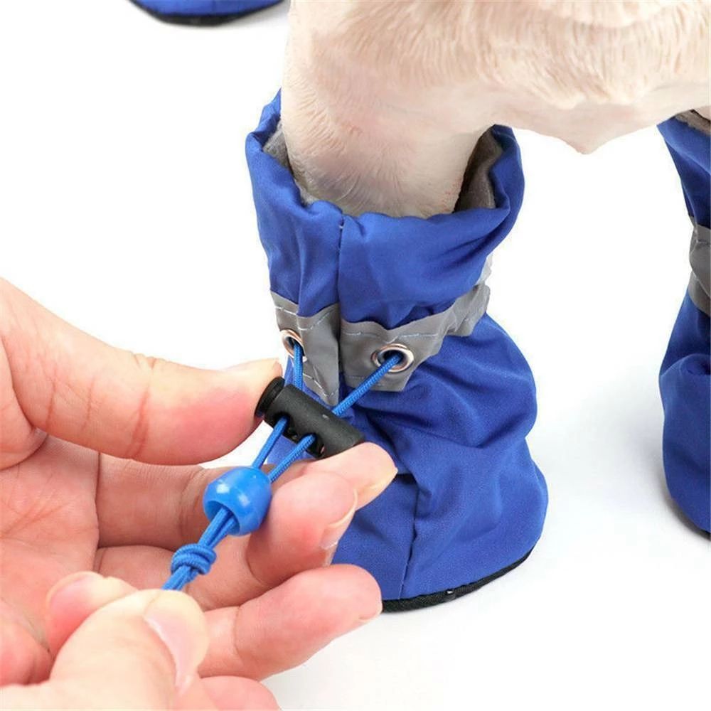 Waterproof Dog Boots for Rainy Walks and Muddy Paws