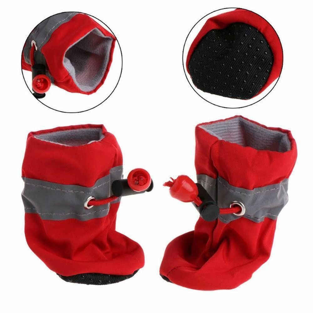 Waterproof Dog Boots for Rainy Walks and Muddy Paws