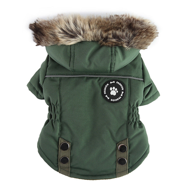 Padded Dog Jacket for Warm, Cozy Winter Walks Outdoors