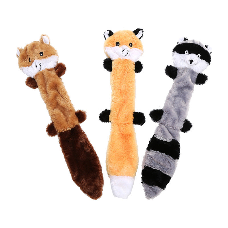 Durable Plush Dog Toy With Squeaky Interactive Play
