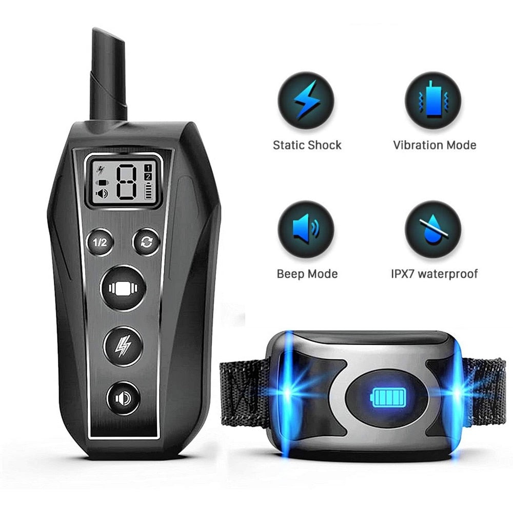 Remote Dog Training Collar With Multi-Mode Control