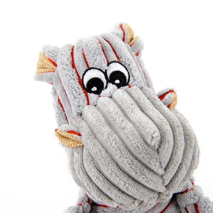 Textured Plush Dog Toy for Chew, Tug & Indoor Play