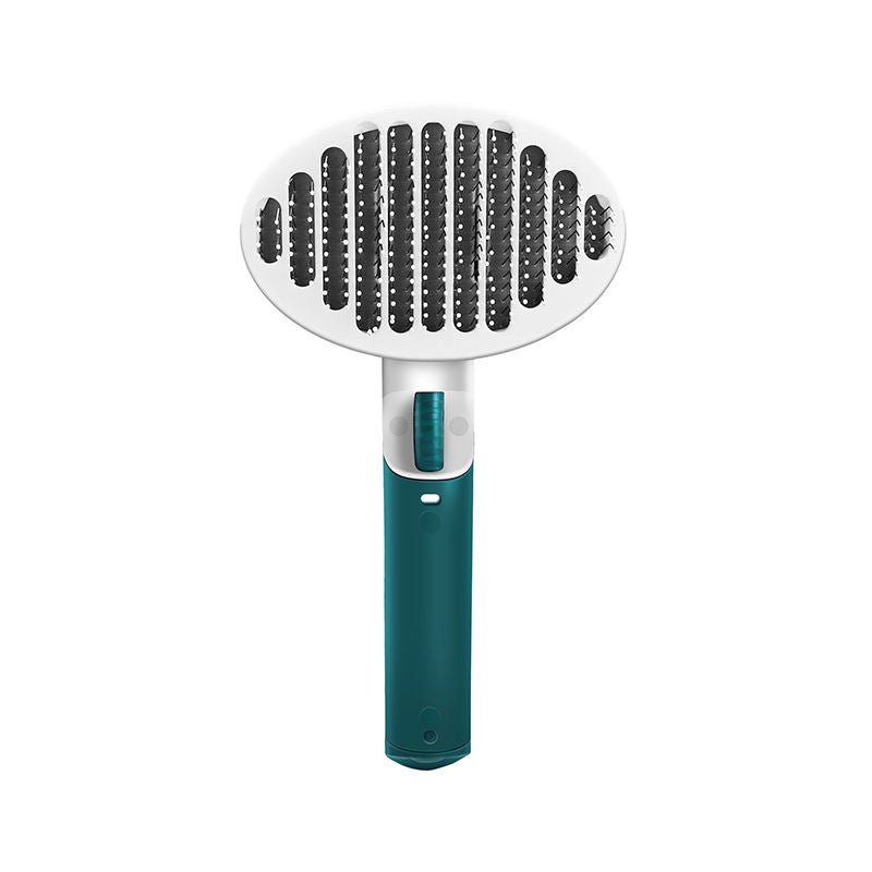 Pet Deshedding Brush With Retractable Hair Release