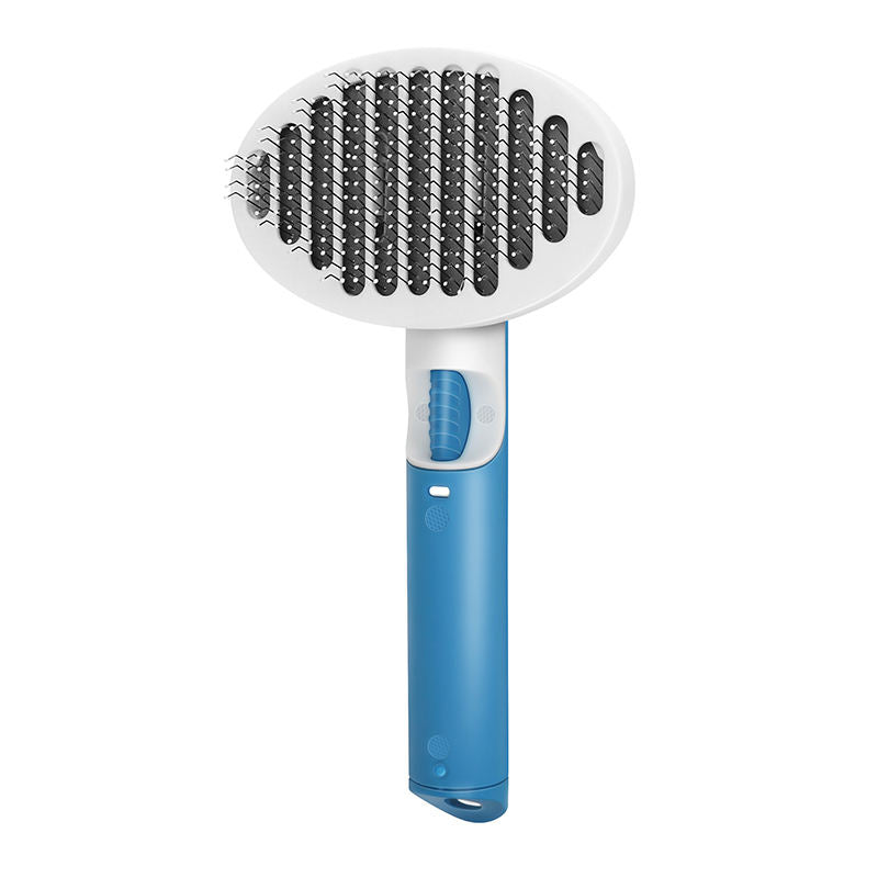 Pet Deshedding Brush With Retractable Hair Release