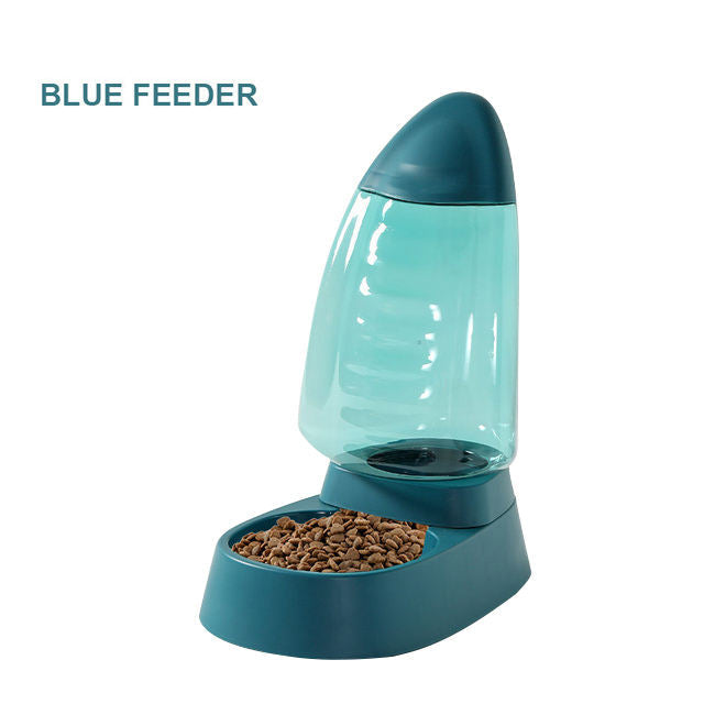 3.4L Pet Water Bowl & Food Dispenser for Short Trips