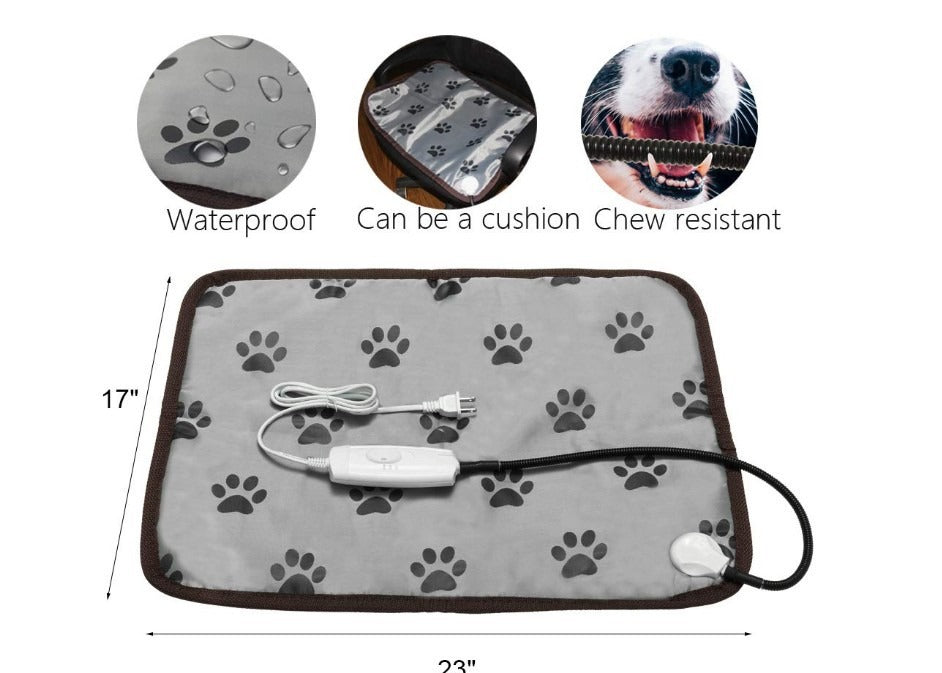 Pet Heating Pad: Waterproof Warmth for Dogs & Cats