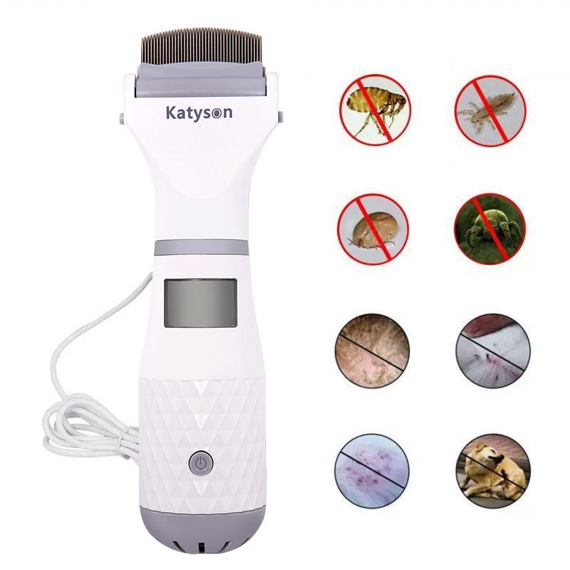 Electric Flea Comb for Gentle At-Home Pet Grooming