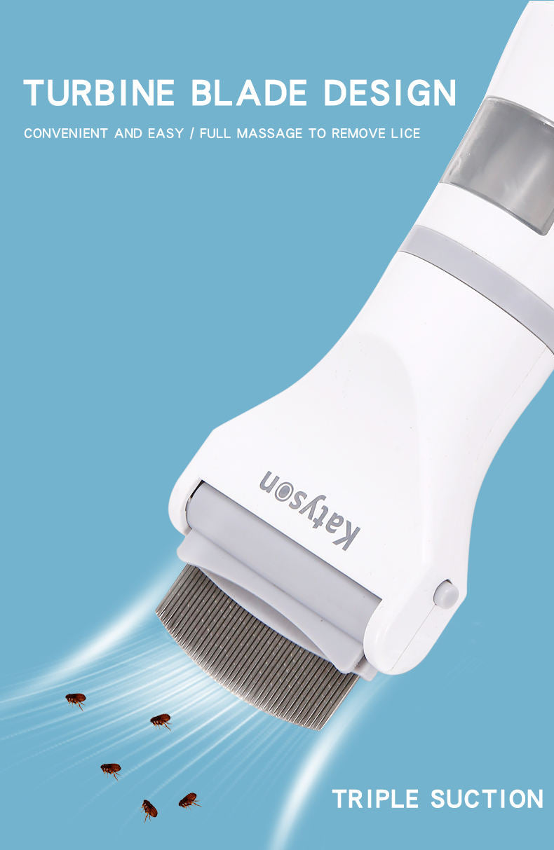 Electric Flea Comb for Gentle At-Home Pet Grooming