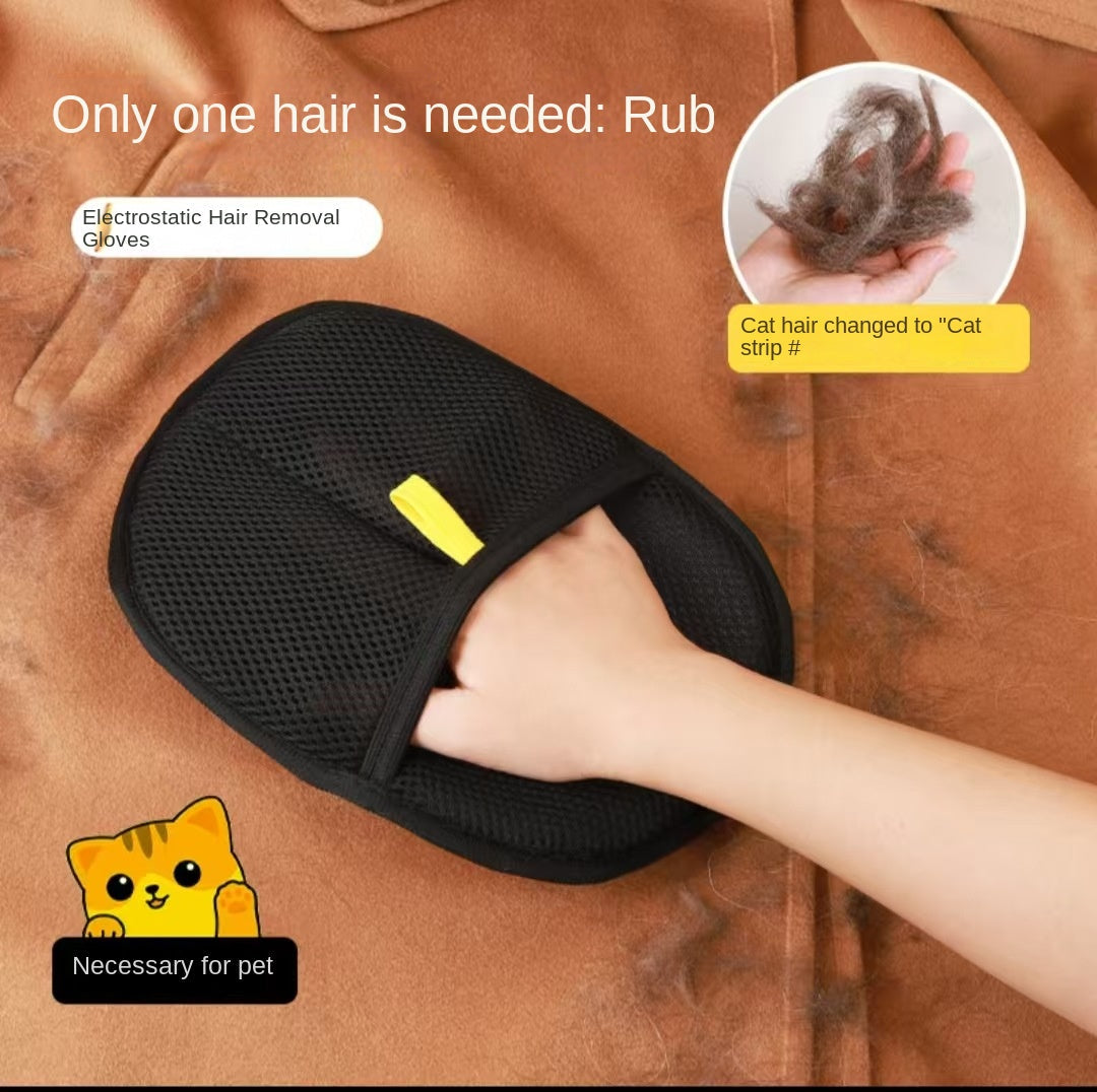 Pet Hair Removal Glove for Cats & Dogs | Two-Way Brush
