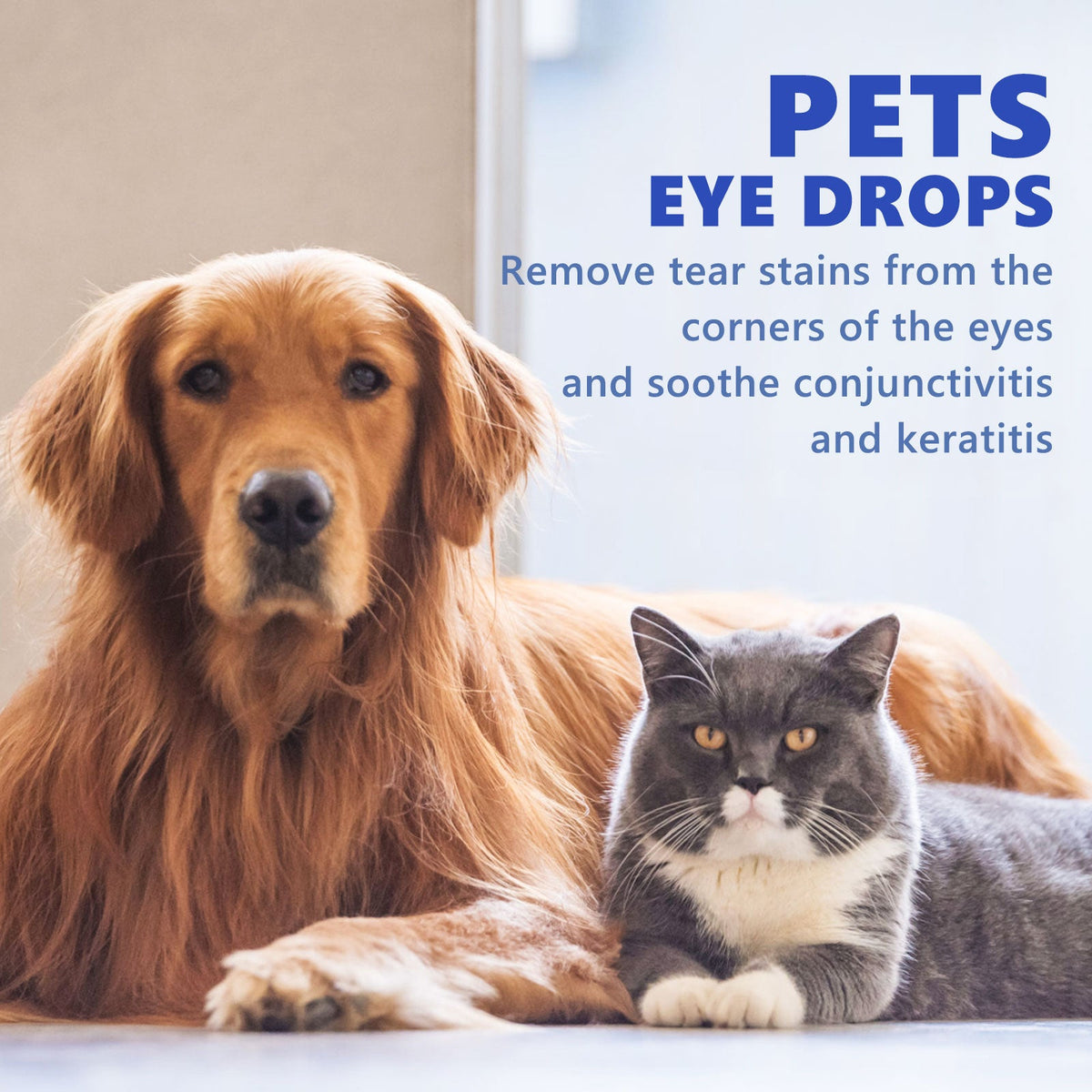 Pet Eye Drops for Tear Stain Cleaning and Eye Care