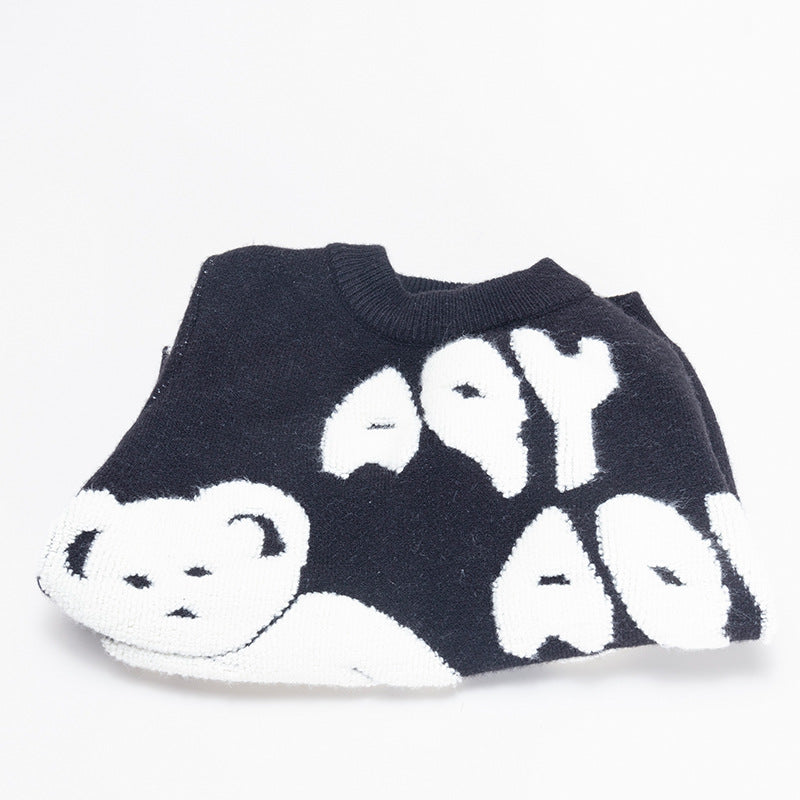 Small Pet Sweater for Warm, Cute Autumn & Winter Days