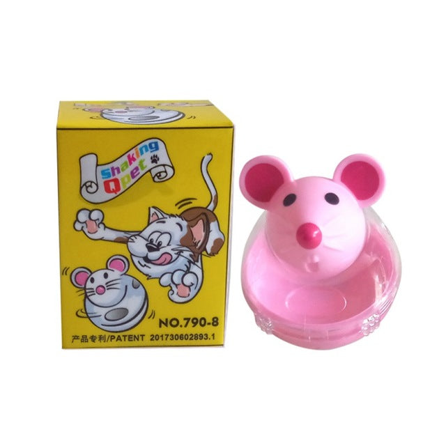 Automatic Cat Treat Dispenser Toy for Indoor Enrichment