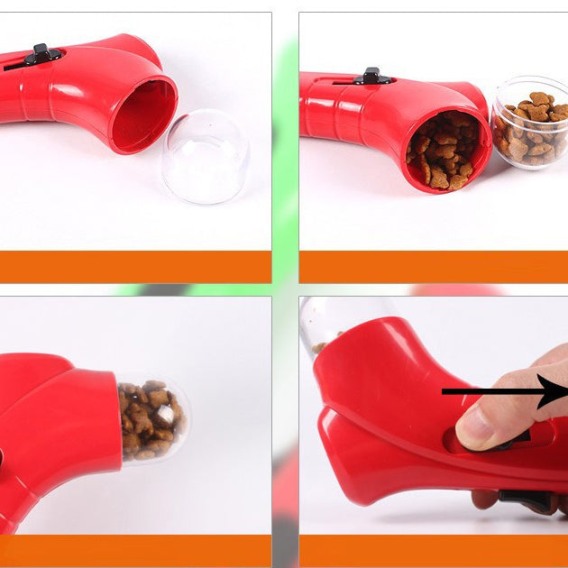 Pet Treat Launcher Toy for Interactive Training Play