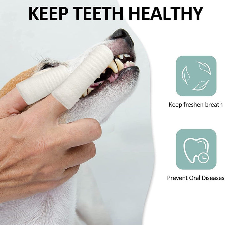 Pet Finger Toothbrush for Dogs & Cats, Easier Brushing