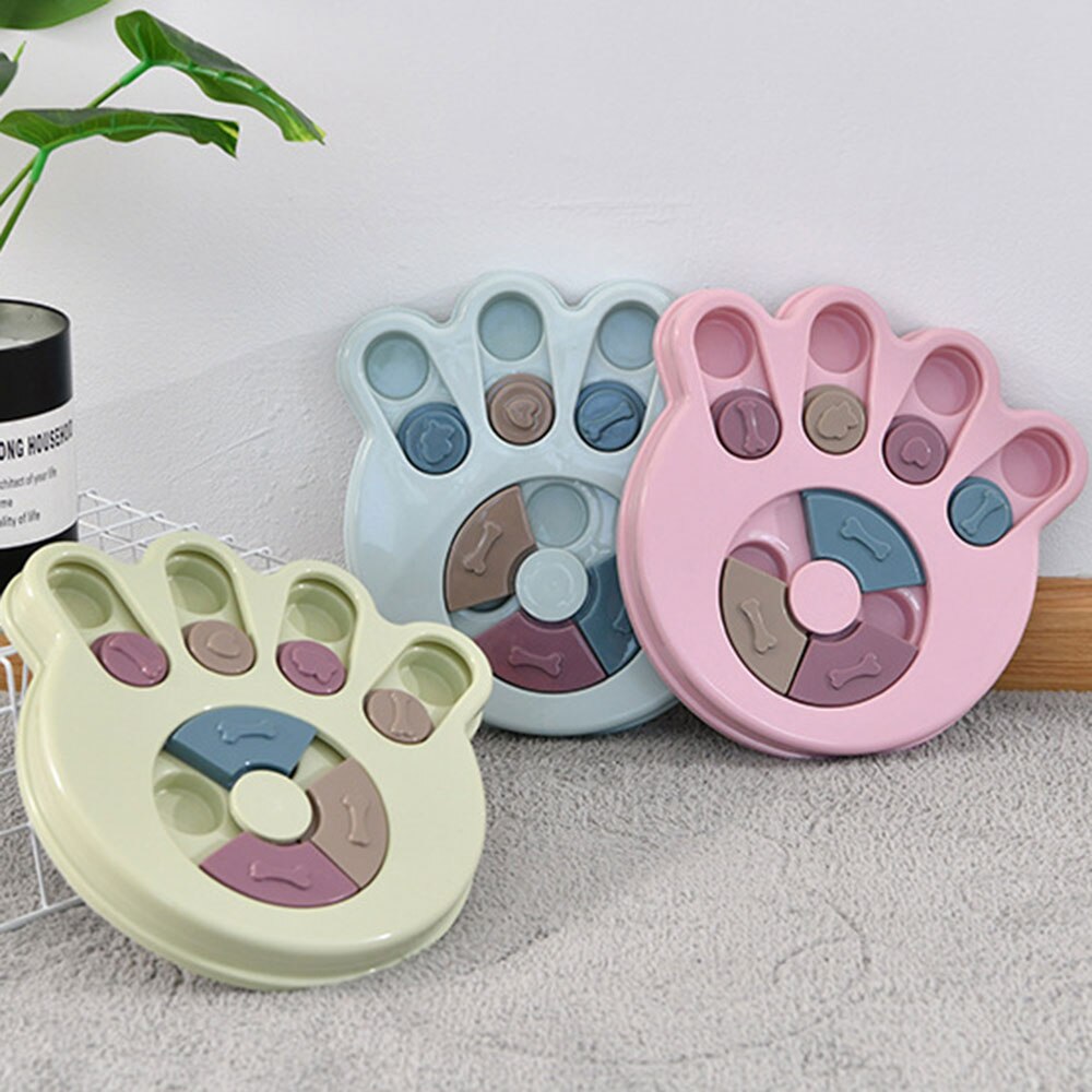 Puzzle Dog Bowl for Slow, Interactive Dog Feeding Games