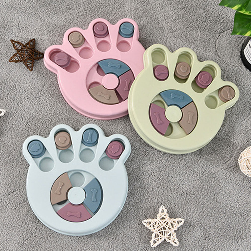 Puzzle Dog Bowl for Slow, Interactive Dog Feeding Games