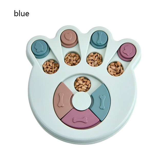 Puzzle Dog Bowl for Slow, Interactive Dog Feeding Games